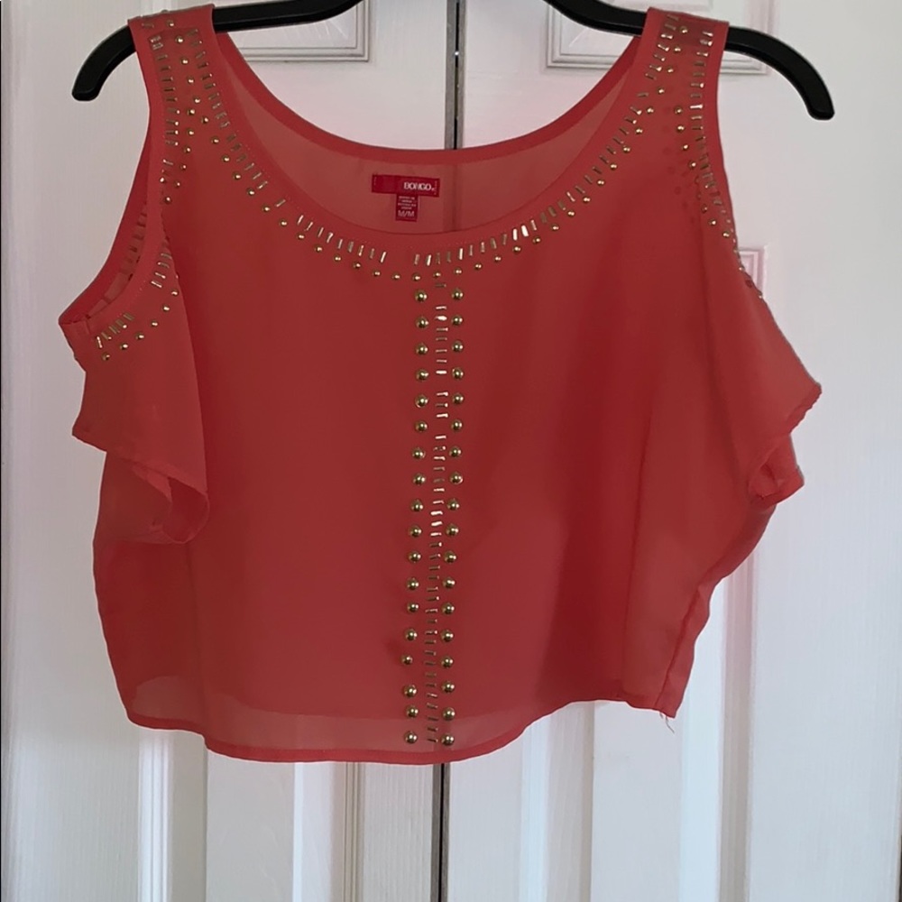 Sheer crop top